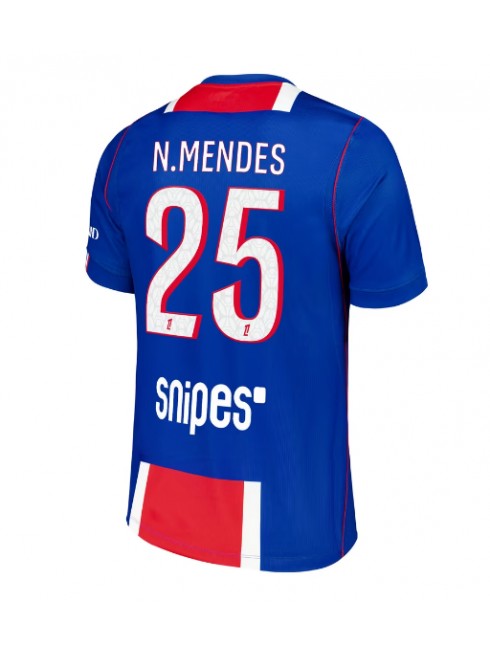 Paris Saint-Germain Nuno Mendes #25 Heimtrikot 2026-27 Kurzarm Paris Saint-Germain Nuno Mendes #25 Heimtrikot 2026-27 Kurzarm